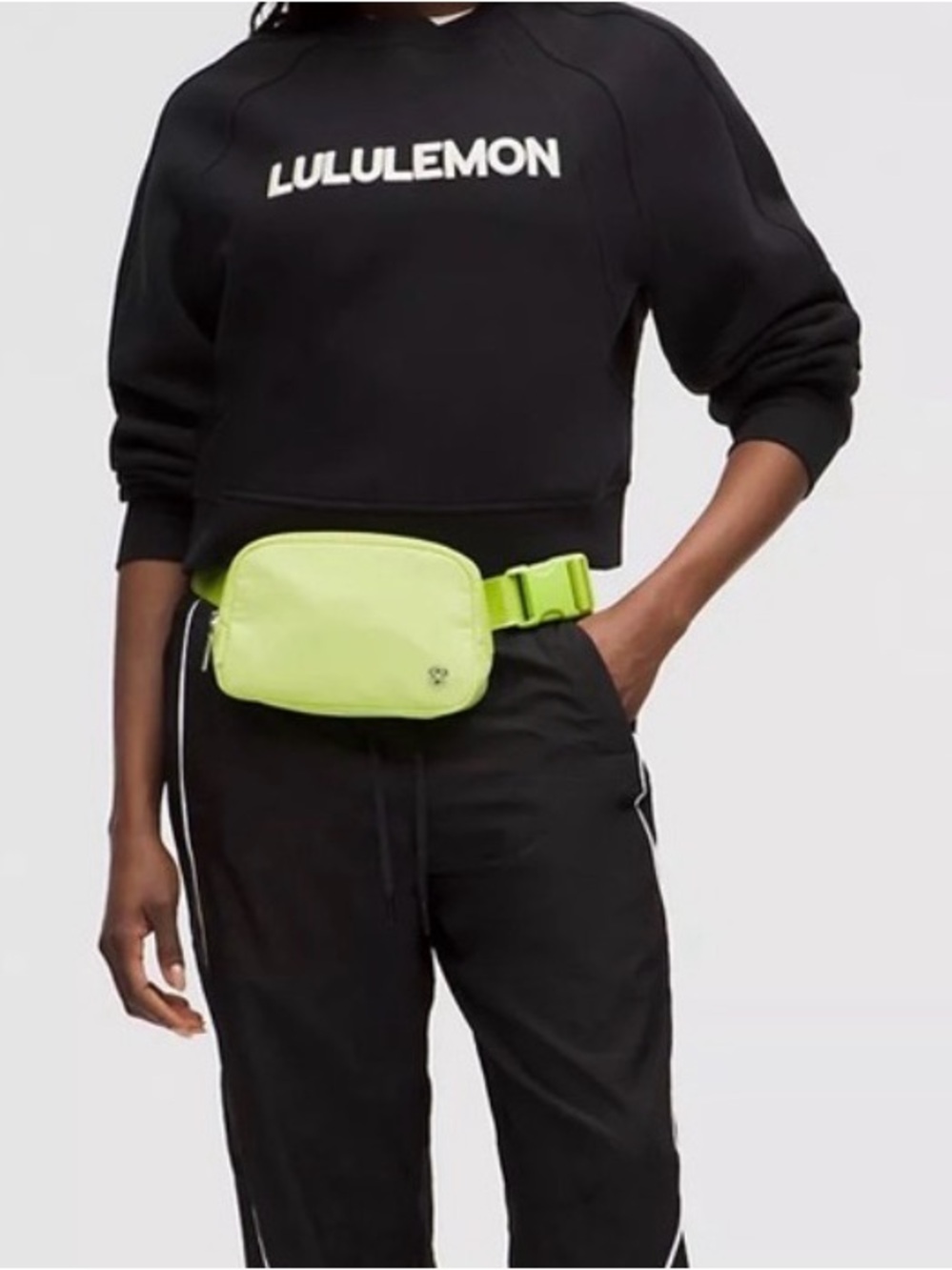 lululemon athletica Neon Lime Belt Bag 1L New with tags